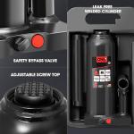 DNA MOTORING 6 tons / 13228 lbs Lifting Automotive Welded Hydraulic Bottle Jack for Repair Vehicle, Pickup, Truck, w/Manual Handle, Black, TOOLS-00357