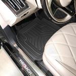 Mandark Car Floor Mats Full Set, 5PCS Deep Dish All Weather Waterproof Heavy Duty Vehicle Pad, Automotive Interior Protection Flooring Liner Accessories, Universal for SUV Sedan Truck (Black)