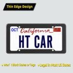 License Plate Frame with Stylish Design