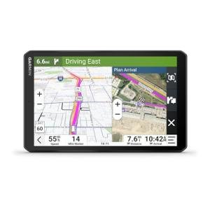Garmin dēzl™ OTR820, Large High-Res 8” GPS Truck Navigator, Custom Routing, Satellite Imagery, Wind Speed, Community-Shared Loading Docks, Entrances and Parking, Dual-Orientation Display