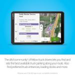 Garmin dēzl™ OTR820, Large High-Res 8” GPS Truck Navigator, Custom Routing, Satellite Imagery, Wind Speed, Community-Shared Loading Docks, Entrances and Parking, Dual-Orientation Display