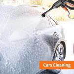 Cordless Pressure Washer, 1800PSI Portable Power Washer Battery Operate with 6-in-1 Nozzle, Foam Cannon, 65FT High-Elastic Hose, Lightweight Handheld Power Washer for Car, Patios, Outdoor Cleaning