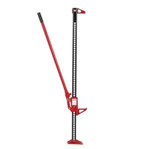 Garvee 48" Farm Jack - Heavy Duty 6600LB (3 Ton) Capacity Off-Road High Lift Ratcheting Utility Jack for Trucks, Jeeps, Tractors, SUVs, All-Terrain Bumper Lift, Red