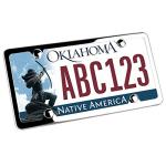 Ohuhu Slim Stainless Steel License Plate Frames (2 Pcs)