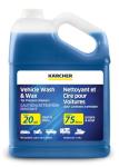 Kärcher Vehicle Wash and Wax, Pressure Washer Detergent, Cleans Cars, Bikes, Trucks, Boats and More, Highly Concentrated, Makes up to 20 gal of Cleaner