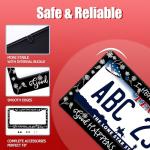 I Hope Something Good Happens to You Today License Plate Frame Funny Text License Plate Frames Stainless Steel Accessories Cars Decor with 2 Holes and Screws Fits Standard Us Ca Vehicles 12.2 X 6 in