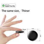 Car GPS Tracker for Vehicles Worldwide GPS Tracker for Vehicles Work with Find My (iOS Only), Car Vehicle Tracking Anti-Lost Locator with App for Cars, Wallet, Pets, Luggage (Black)