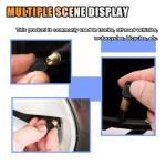 20PCS Tire Valve Stem Caps, Tire Valve Dust Caps Air Caps Cover with O Rubber Seal, Corrosion Resistant Auto Accessories Universal Stem Covers for Trucks Motorcycles Bicycles SUVs (Black)