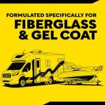 Meguiar's M5032 Marine/RV One Step Cleaner Wax, Easy-to-Use Marine Wax for Boats and RVs That Removes Light Defects, Restores Color Brilliance, and Protects the Surface, 32 Fl Oz