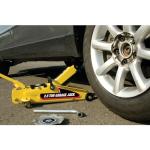 Performance Tool W1640 2-1/2 Ton Garage Jack, (5,000 lbs.) 5-15.5-Inch Lift, Swivel Casters, For Cars/Trucks