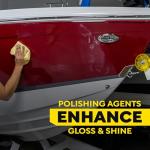 Meguiar's M5032 Marine/RV One Step Cleaner Wax, Easy-to-Use Marine Wax for Boats and RVs That Removes Light Defects, Restores Color Brilliance, and Protects the Surface, 32 Fl Oz