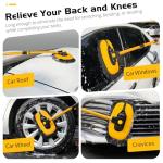 Ordenado 15°Curved Car Wash Brush with Long Handle, 43" Car Cleaning Brush with Extension Pole, Microfiber RV Wash Mop Scratch-Free, Exterior Washer Mop for Washing Roof Truck Camper SUV Caravan Boat