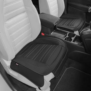 Motor Trend Faux Leather Seat Covers - 2-Pack Black