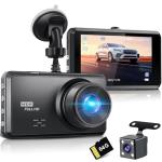Miden S7 4K Dash Cam Front and Rear,64G SD Card,2160P+1080P FHD Dual Dash Camera for Cars,176°+160° Wide Angle,3.2'' IPS Screen Dashcam,Loop Recording,G-Sensor,WDR,24H Parking Monitor,Night Vision