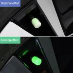 Tire air caps, Glowing tire Valve caps, Universal tire caps for Cars Trucks Motorcycles SUVs and Bikes Glow in The Dark Valve stem caps (5 Color-20PCS)