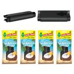 LITTLE TREES Car Air Freshener | Vent Wrap Provides Long Lasting Scent, Invisibly Fresh | Caribbean Colada, 16 Air Fresheners