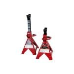 K Tool International 63097A 2 Ton Automotive Trolley Floor Jack with Jack Stands for Garages, Repair Shops, and DIY, 4,000 lbs. Capacity, Hydraulic Lifting Range 5-1/8" to 13", Heavy Duty Steel, Red