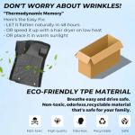 TUYICN Floor Mats & Cargo Liner- Fit for 2014-2019 (Sedan ONLY) Toyota Corolla Accessaries All Weather TPE Full Set Floor Liners Waterproof Anti-Slip Easy Install Automotive Floor Mats (Black)