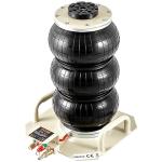 VEVOR Air Jack, 3 Ton/6600 lbs Triple Bag Air Jack, Airbag Jack with Six Steel Pipes, Lift up to 17.7 inch/450 mm, 3-5 s Fast Lifting Pneumatic Jack, with Side Handles for Car, Garage, Repair (White)