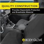 Body Glove 22-1-70331-9 Hyper Fit Universal Bucket Seat Cover for Cars, Sedans, SUVs, Neoprene, Black, 1 Seat Cover