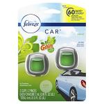 Febreze Car Air Fresheners, Gain Original Scent, Odor Fighter for Strong Odors Car Vent Clips (2 Count)