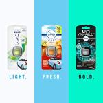 Febreze Car Air Fresheners, Gain Original Scent, Odor Fighter for Strong Odors Car Vent Clips (2 Count)