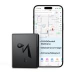 CXK GPS Tracker for Vehicles, Up to 6-Month Battery 4G LTE Car Tracker with Strong Magnetic 90-Day Location History, Global Coverage Real-Time Tracker Device for Vehicles Subscription Needed