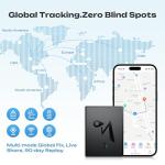 CXK GPS Tracker for Vehicles, Up to 6-Month Battery 4G LTE Car Tracker with Strong Magnetic 90-Day Location History, Global Coverage Real-Time Tracker Device for Vehicles Subscription Needed