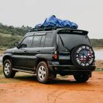 OwnBosy RV Trailer Tire Cover with American Flag - Waterproof, Dustproof, Universal for SUV Truck Travel, 15 Inch