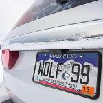 Car License Plate Frame, 2 PCS Anti-Theft Universal Silicone License Plate Frame for Cars, SUVs, Vehicles, Rustproof License Plate Frame, Auto Accessories for Men & Women (Black/2PCS)