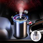 2025 Upgraded Smart Car Air Fresheners Diffuser with Starry Sky Projection Adjustable Scent, Essential Oil Diffusers for Automatic On/Off Automatic Aroma Diffuser with 50ml Car Perfume- Ocean