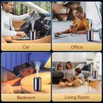 2025 Upgraded Smart Car Air Fresheners Diffuser with Starry Sky Projection Adjustable Scent, Essential Oil Diffusers for Automatic On/Off Automatic Aroma Diffuser with 50ml Car Perfume- Ocean