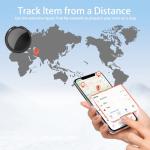 2 Pack Mini GPS Trackers for Vehicles Work with Find My (iOS Only) Real Time Car Tracker Tags Hidden Car Locator Tracking Device Global Coverage No Monthly Fee or Subscription No SIM Card Required