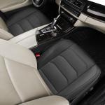 BOPUOVRE Car Seat Cover for Luxury & Comfort - PU Leather, Anti-Slip, Full Wrap Protection with Storage Pocket for Bottom Cushion - Universal Fit for 95% of Vehicles (Black,2 Piece)