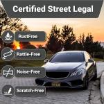 TACTILIAN Original Silicone American Flag License Plate Frames - Subdued 3D Stars & Stripes US Flag License Plate Holder for Car Truck SUV - Patriotic Front License Plate Cover Exterior Accessories