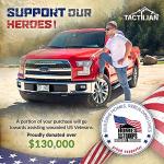 TACTILIAN Original Silicone American Flag License Plate Frames - Subdued 3D Stars & Stripes US Flag License Plate Holder for Car Truck SUV - Patriotic Front License Plate Cover Exterior Accessories