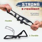 TACTILIAN Original Silicone American Flag License Plate Frames - Subdued 3D Stars & Stripes US Flag License Plate Holder for Car Truck SUV - Patriotic Front License Plate Cover Exterior Accessories