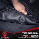 AUTOBULL Floor Mats & Cargo Liner Compatible with 2011-2023 Dodge Charger RWD & Chrysler 300 Rear-Wheel Drive ONLY Cargo Mat, Full Set All Weather Protection 1st, 2nd Row Car liners & Trunk Mat, Black