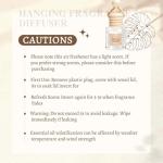 AROIC Car Air Freshener, 18 Pack Long Lasting Hanging Car Air Freshener Diffuser Set for Women & Men, 6 Premium Scents Essential Oil Vehicle Aroma Fragrance Gift (8ml Each)