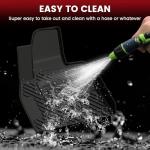 LASFIT Floor Mats & Backrest Mats & Cargo Mat for Kia Telluride 2025 2024 2023 2022 2021 2020, All Weather TPE Custom Fit Floor Liners with Full Set Car Mats & Trunk Mats Accessoires, Black