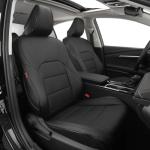 EKR Camry Seat Cover for Toyota Camry L LE XLE 2012 2013 2014 2015 2016 2017 (Not for Hybrid) Leather Car Seat Cover Full Set for Trucks SUV-Faux Leather (Black)