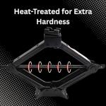 NOVIITUS Scissor Car Lift Jack 2 Ton (4409 lbs) for Sedans, MPVs & SUVs, Compact Portable Kit Vehicle Roadside Emergency Tool Tire Change with Ratchet Wrench (2T)