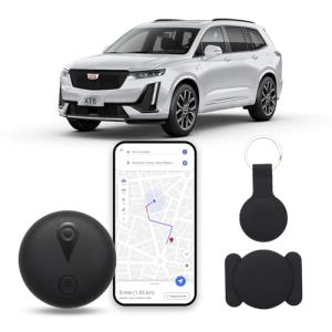 Tracking Devices for Cars Hidden, Undetectable GPS Tracker for Vehicles, Mini Tracker Device, No Monthly Fee Subscription No SIM Card Required, Available for iOS Find My, Splashproof