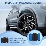 Tracking Devices for Cars Hidden, Undetectable GPS Tracker for Vehicles, Mini Tracker Device, No Monthly Fee Subscription No SIM Card Required, Available for iOS Find My, Splashproof