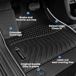 All Weather Floor Mat Fit for Toyota Corolla(Include Hybrid Exclude Hatchback) 2020-2025 TPE Rubber Liners Corolla Accessories All Season Guard Odorless Anti-Slip Liner Black