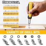 CRESOLVIA Home Tool Kit 199 Piece Basic Household Auto Repair Tool Set Car Toolbox General Hand Tool Kit for Home Men Women DIY with Plastic Toolbox Storage Case Pliers Wrench Combination