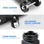 DNA MOTORING Low Profile Hydraulic Trolley Service/Floor Jack, 2 Ton (4000 lbs) Capacity, Lifting Range 5.1"-13", Blue, TOOLS-00474