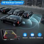 VUKARUAL Wireless Apple Carplay and Android Auto Screen for Car, 7" HD Portable Touch Screen Car Stereo with Bluetooth, Backup Camera, Navigation, Mirror Link for All Vehicles