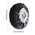 Ragyzity Tire Cover Car Wheel Cover Tire Protectors, Car Spare Tire Cover, Truck Trailer Universal Spare Tire Cover, Dust-Proof Spare Tire Storage Bags Fits for 13-19 inch Wheel Tire Case