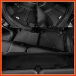 NQOQN All Weather Floor Mats Fit for 2017-2023 GMC Acadia 7 Seats with 2nd Row Bench Seat Floor Mats & Trunk Mat & 2nd Backrest Mats & 3rd Row Backrest Mats for GMC Acadia Accessories Floor Liner